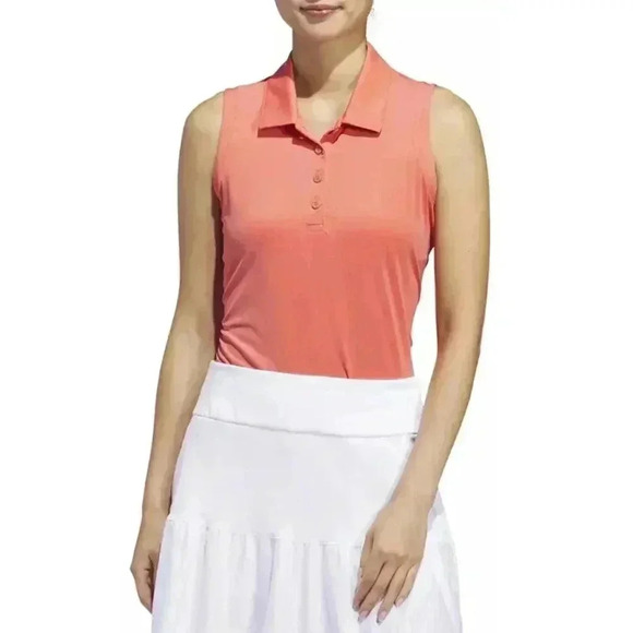 NWT Adidas Women's Ultimate 365 Sleeveless Golf Polo Shirt Size Large Co… - Picture 1 of 5